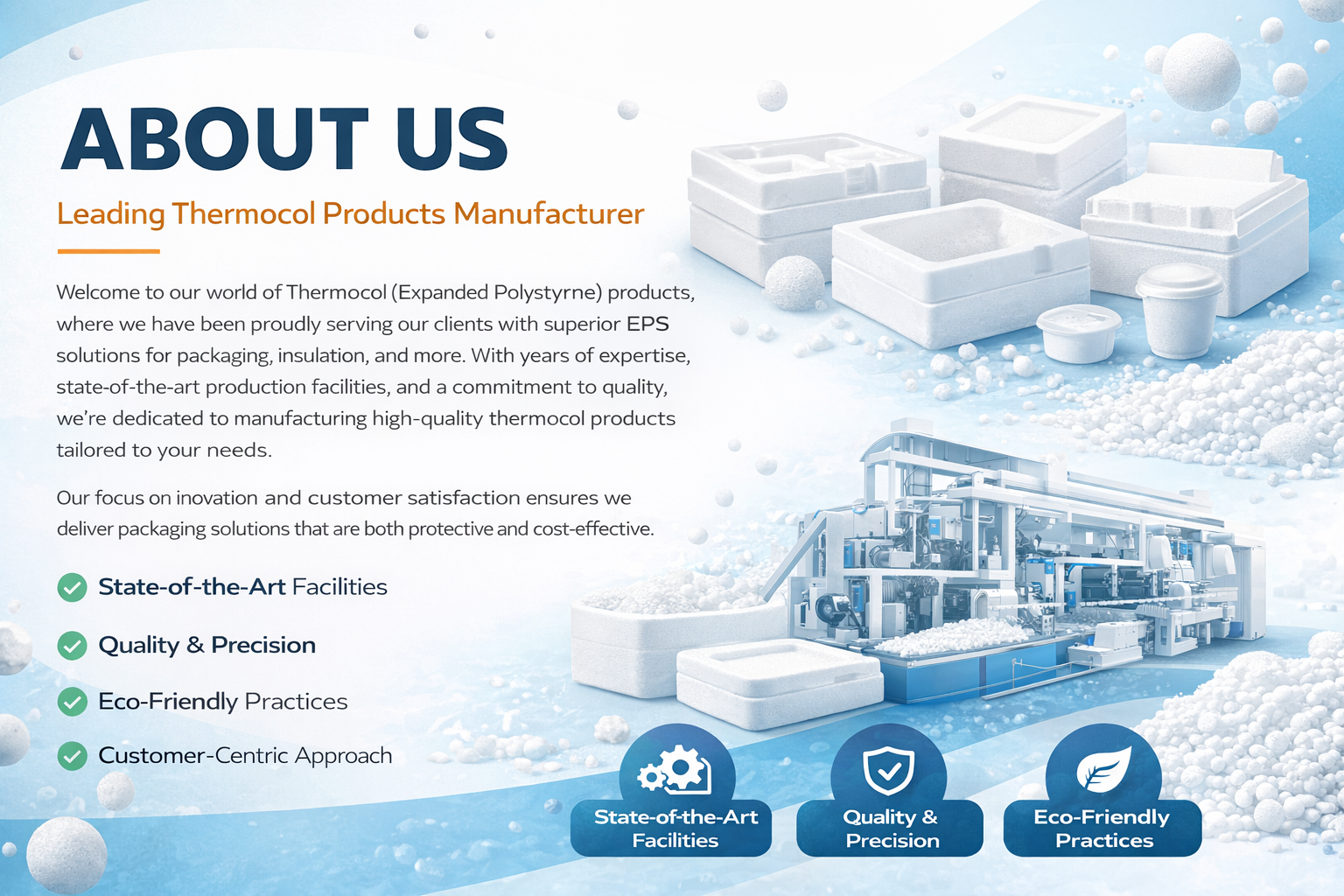 Thermocol Manufacturing Unit